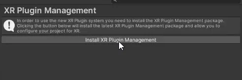 Plugin XR Plugin Management