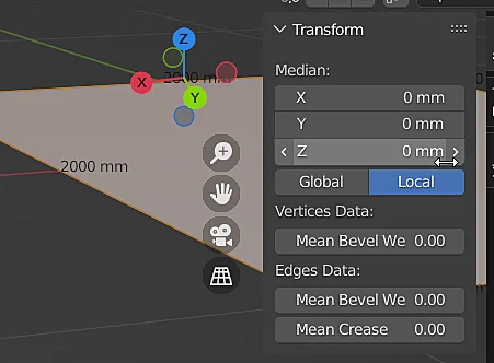 blender change of length units to millimeters