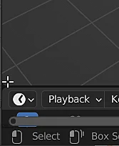 bottom left corner of the viewport window in blender that allows to split the window in two