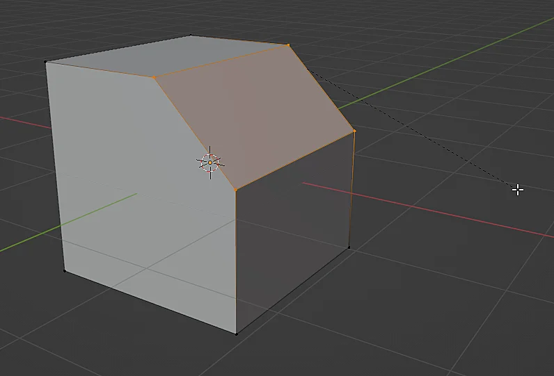 biselado de un modelo 3d en blender