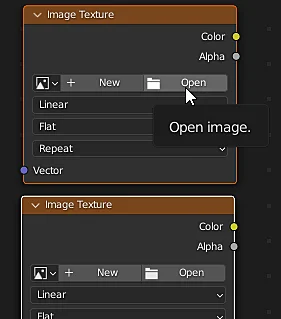 texture loading on image nodes to combine textures in blender