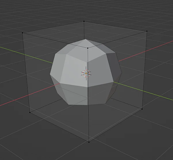 3d model in edit mode with subdivision surface modifier applied