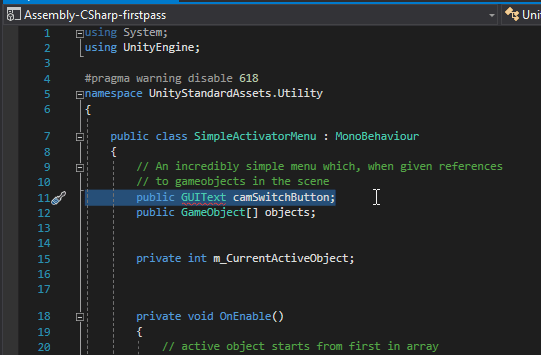 el error GUIText is obsolete en Unity se produce porque en un Script se utiliza la clase GUIText