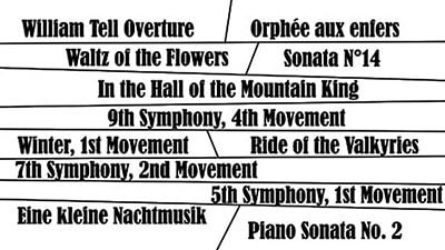 Algunas Obras de Música Clásica famosas con sus nombres – Música Clásica para estudiar