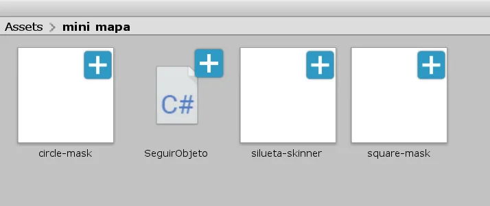 archivos de descarga para el proyecto del mini mapa hecho en unity