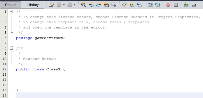 nuevo script java en netbeans