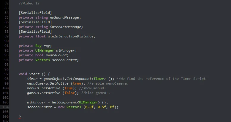 script c sharp en unity para control un juego de laberinto y resolver las interacciones entre el personaje y los objetos del escenario