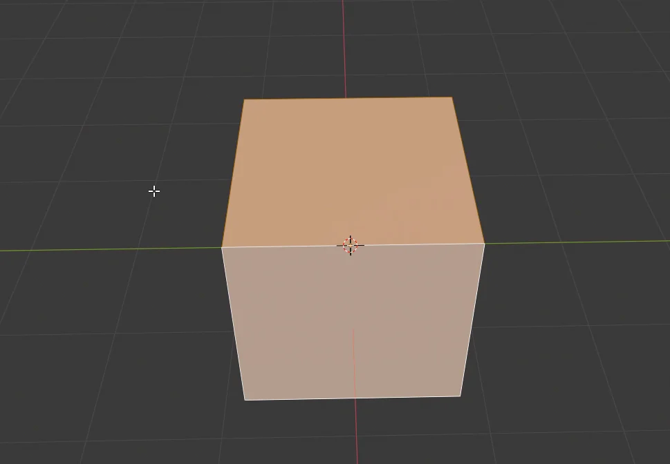 default blender cube