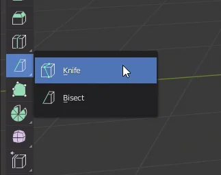 tools for cutting or sectioning objects in blender