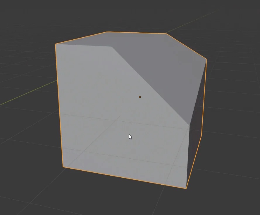 cut object in blender with the bisect tool