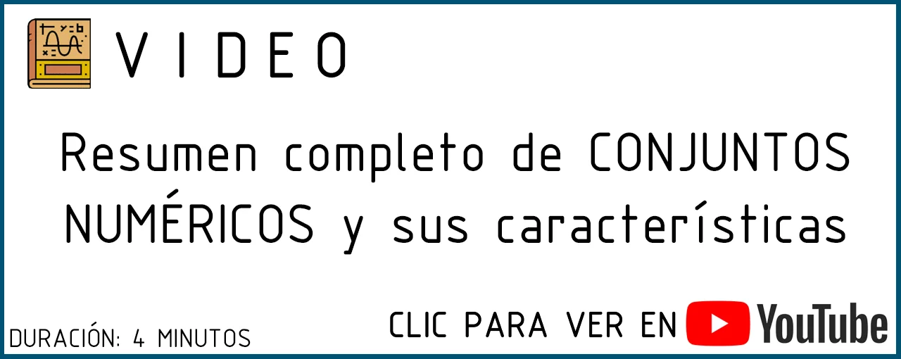 ℕ ℤ ℚ ℝ ℂ Los Conjuntos Numericos Clasificacion Y Ejemplos