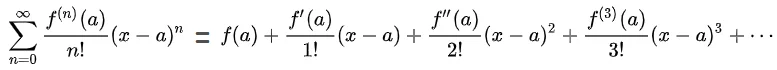 desarrollo en Serie de Taylor de una función f(x). Aplicación del factorial.