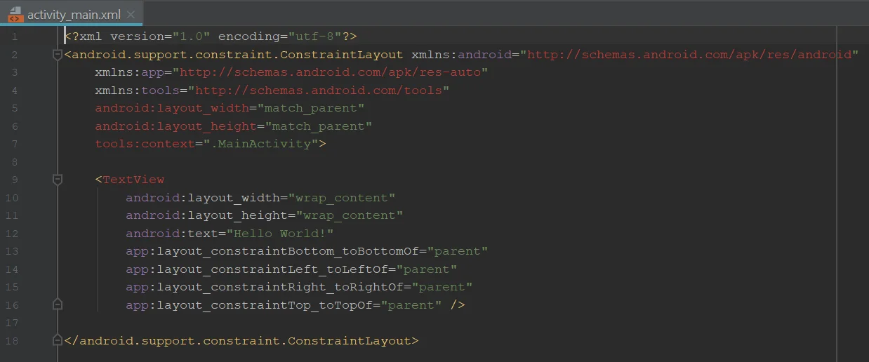 ejemplo de script en programacion, script xml para el desarrollo de aplicaciones android