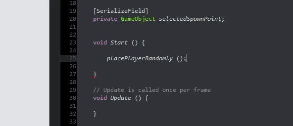 script c# genérico en unity 3d, método que se encarga de colocar el prefab aletoriamente