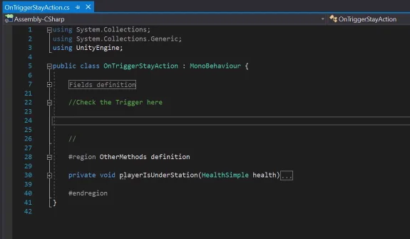 c# script in unity